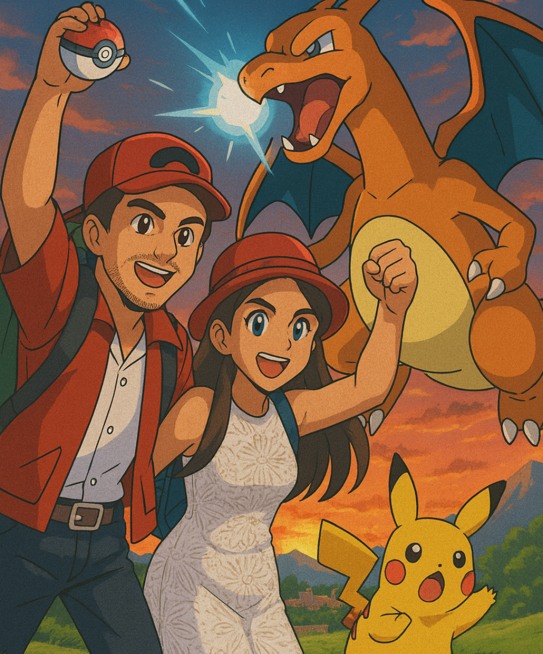 Portrait Digital - Inspired by Pokémon