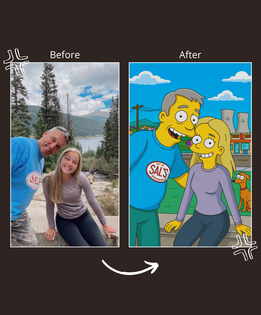 Portrait Digital - Inspired by The Simpsons