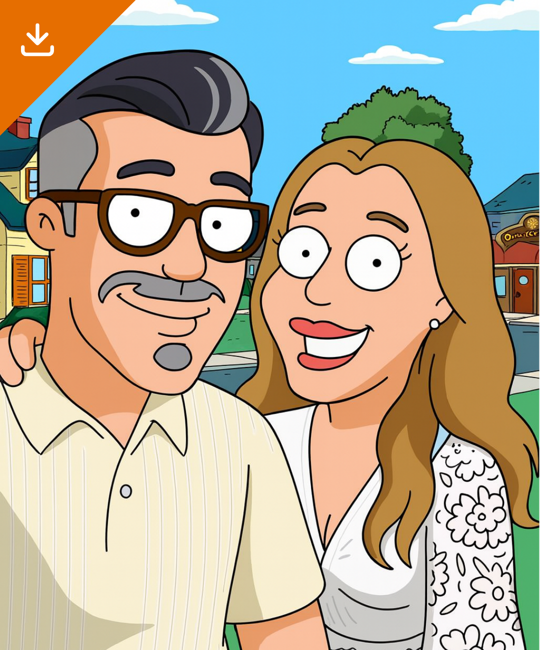 Portrait Digital - Inspired by Family Guy