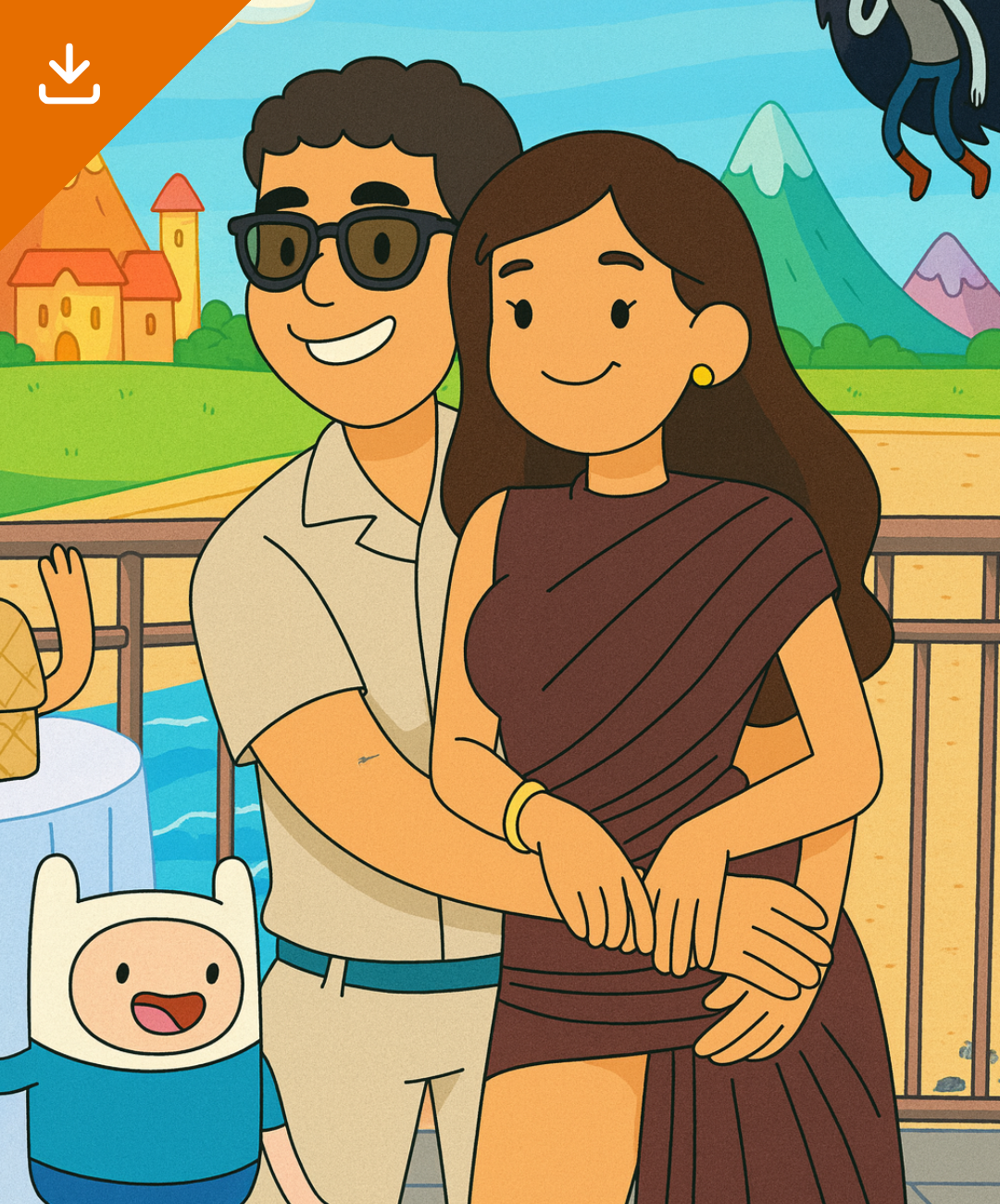 Portrait Digital - Inspired by Adventure Time