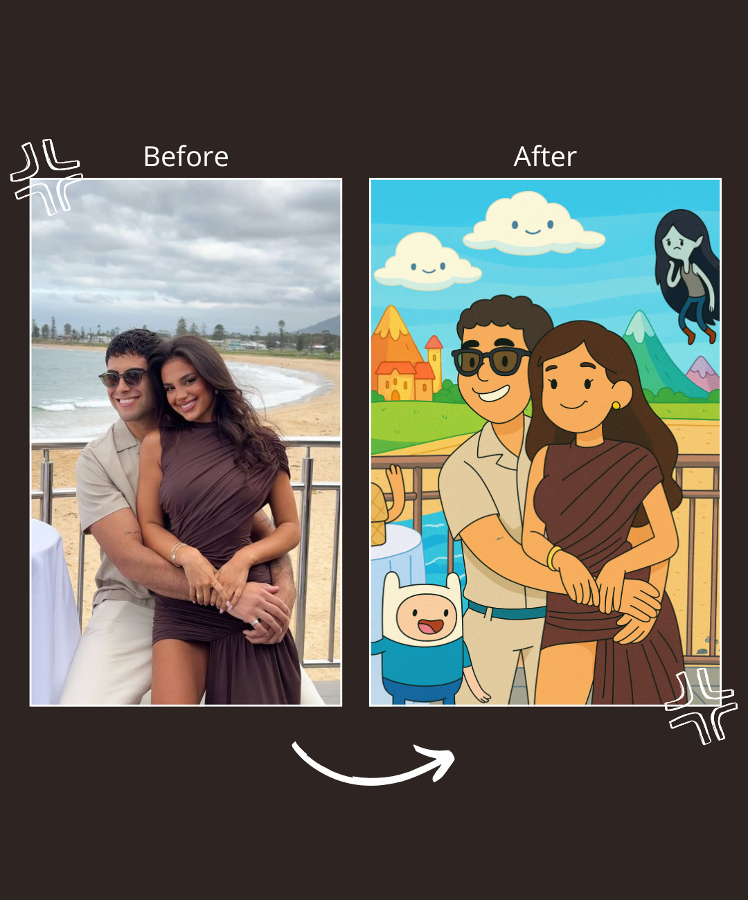 Portrait Digital - Inspired by Adventure Time