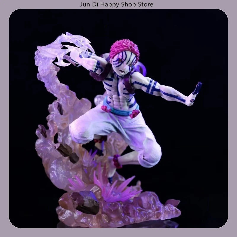 Action figure Akaza – Upper Moon III Battle Realm Edition 18cm - Demon Slayer